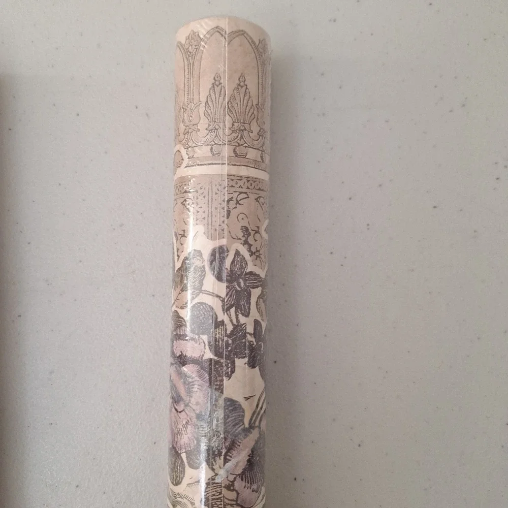 Vintage Wallpaper Decorative Borders Floral Baroque Lot Of 2 NOS